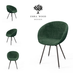 Krzesło KR-501 Ruby Kolory Tkanina Tessero 14 Design Italia 2025-2030